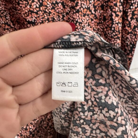1.STATE Printed Midi Skirt Floral Black Multicolored (SET OF 2) Size X-LARGE XL - Picture 13 of 14
